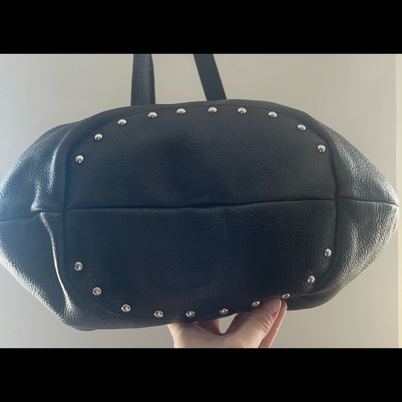 Cristina Made In Italy Black Leather Bag - Picture 5 of 16